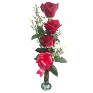 Solitario Cristal Rosas Cali