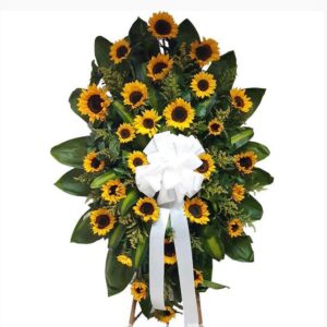 Corona Fúnebre Girasoles