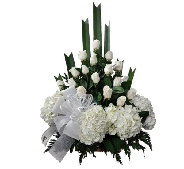 Abanico Fúnebre Cali hortensias