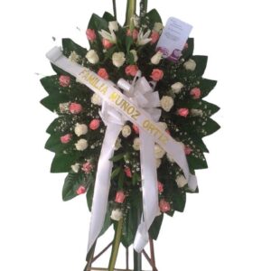 Corona Fúnebre Rosa