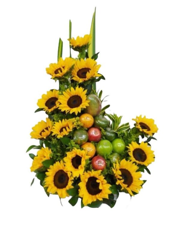 Ramo Girasoles con Frutas