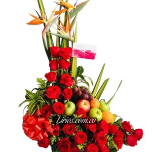 Arreglo Frutero Rosas Cali