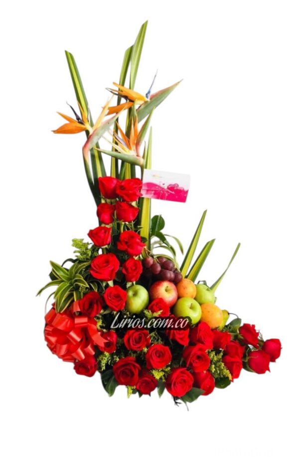 Arreglo Frutero Rosas Cali