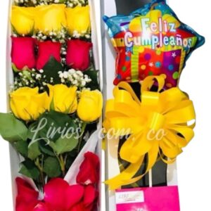 Caja de Flores Amarillas Cali