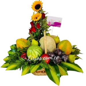 Flores y Frutas frescas