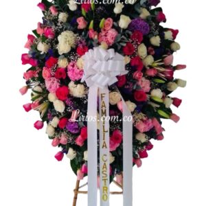 Corona Fúnebre Elegante Moderna