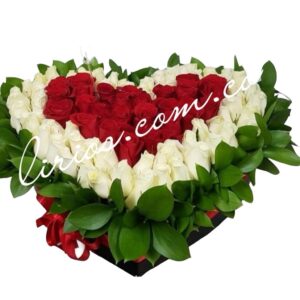 Corazón Floral Rosas Cali