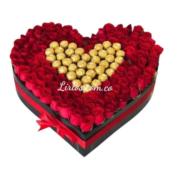 Corazon Exótico Rosas Cali