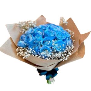 Arreglo Floral Azul Económico