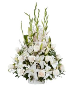 Abanico Funeral Lirios Cali