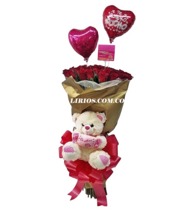 Bouquet Flores Peluche en Cali