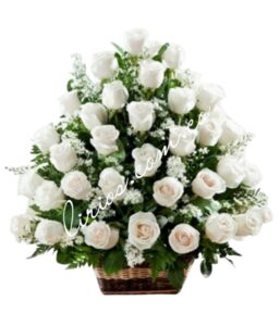 Condolencias Ramos Rosas Blancas