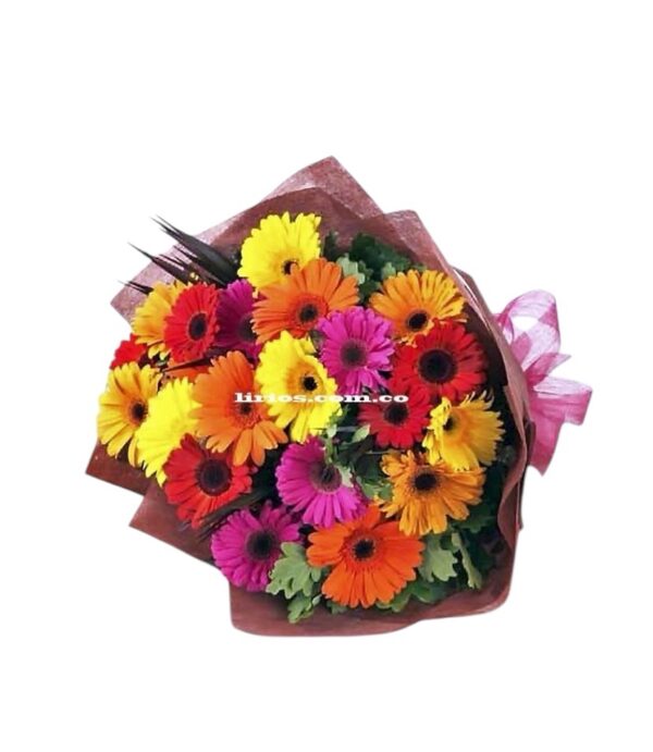 Ramillete de gerberas flores en cali