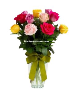 Ramos de Flores en Cristal Cali