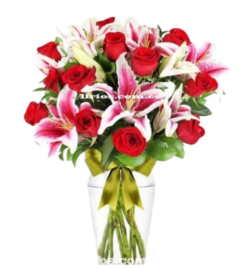 Jarrón Floral Encanto Floristería en Cali