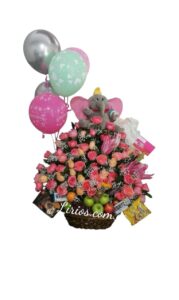 Bienvenida Bebe Nacimiento Flores