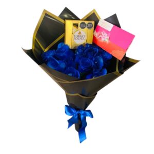 Bouquet Flores Azules
