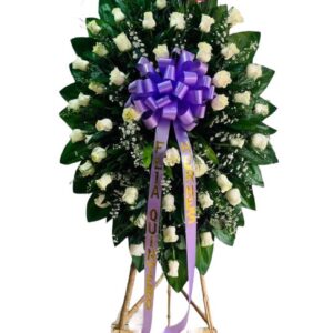 Corona Floral Descansa en Paz