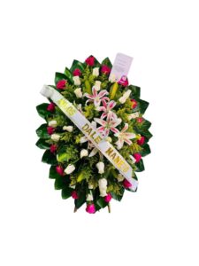 Corona de Flores Memoria Eterna