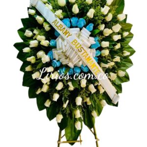 Coronas Fúnebre Hombre Azul