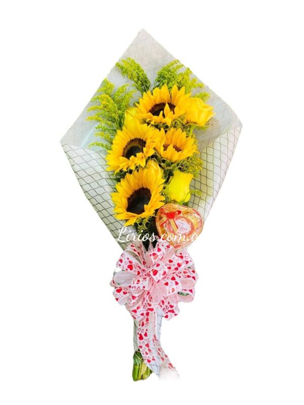 Detalles Girasol y Chocolates Cali