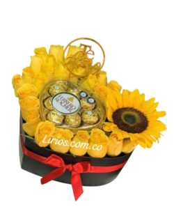 Flores Amarillas Cali Corazon