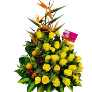 Flores Amarillas Ramo Rosas Cali