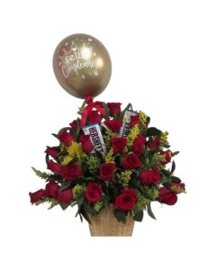 Ramo Flores Rojas